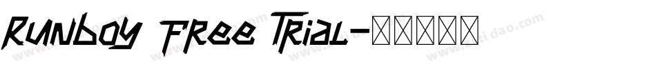 Runboy Free Trial字体转换